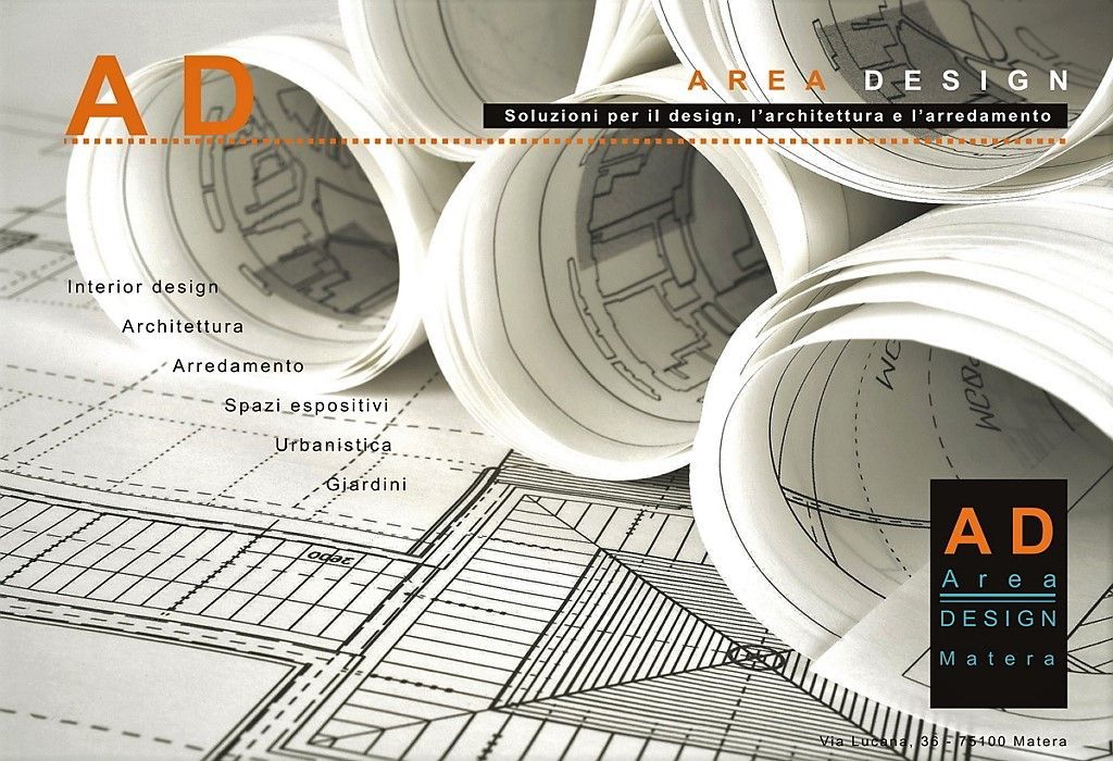 Area Design, copertina della brochure